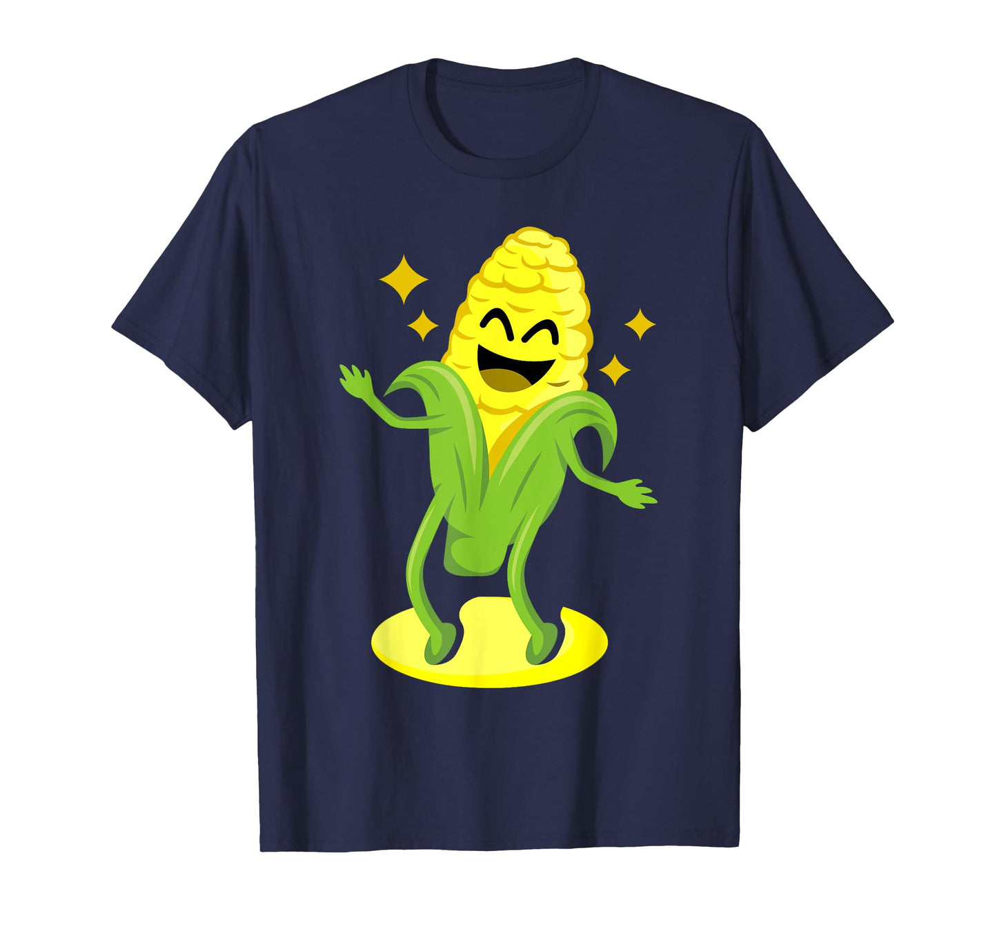 Cool Corn Art Men Women Farmer Dancing Corn On Cob Farming T-Shirt