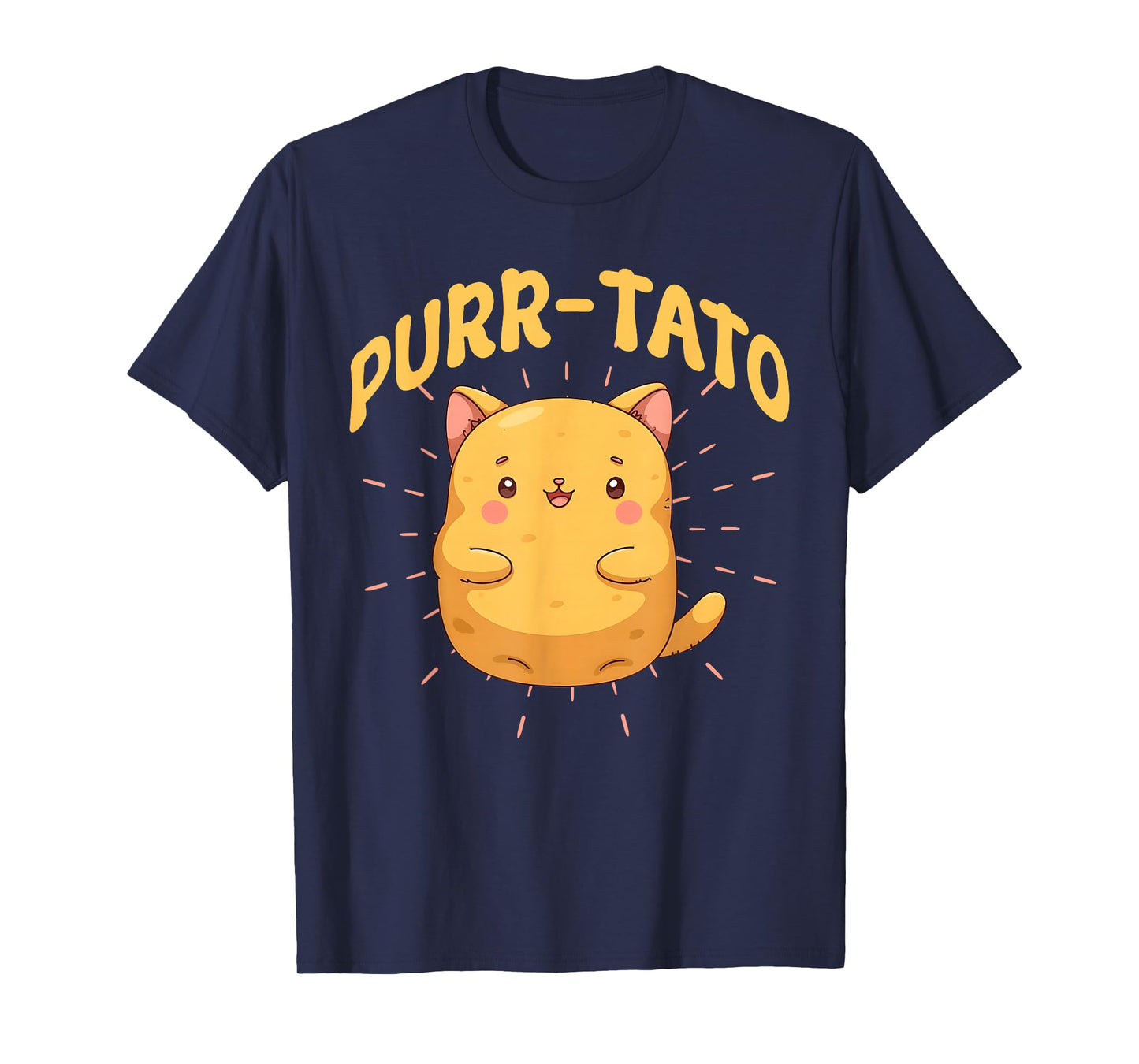 Purr-Tato Funny Cat Potato Kawaii T-Shirt