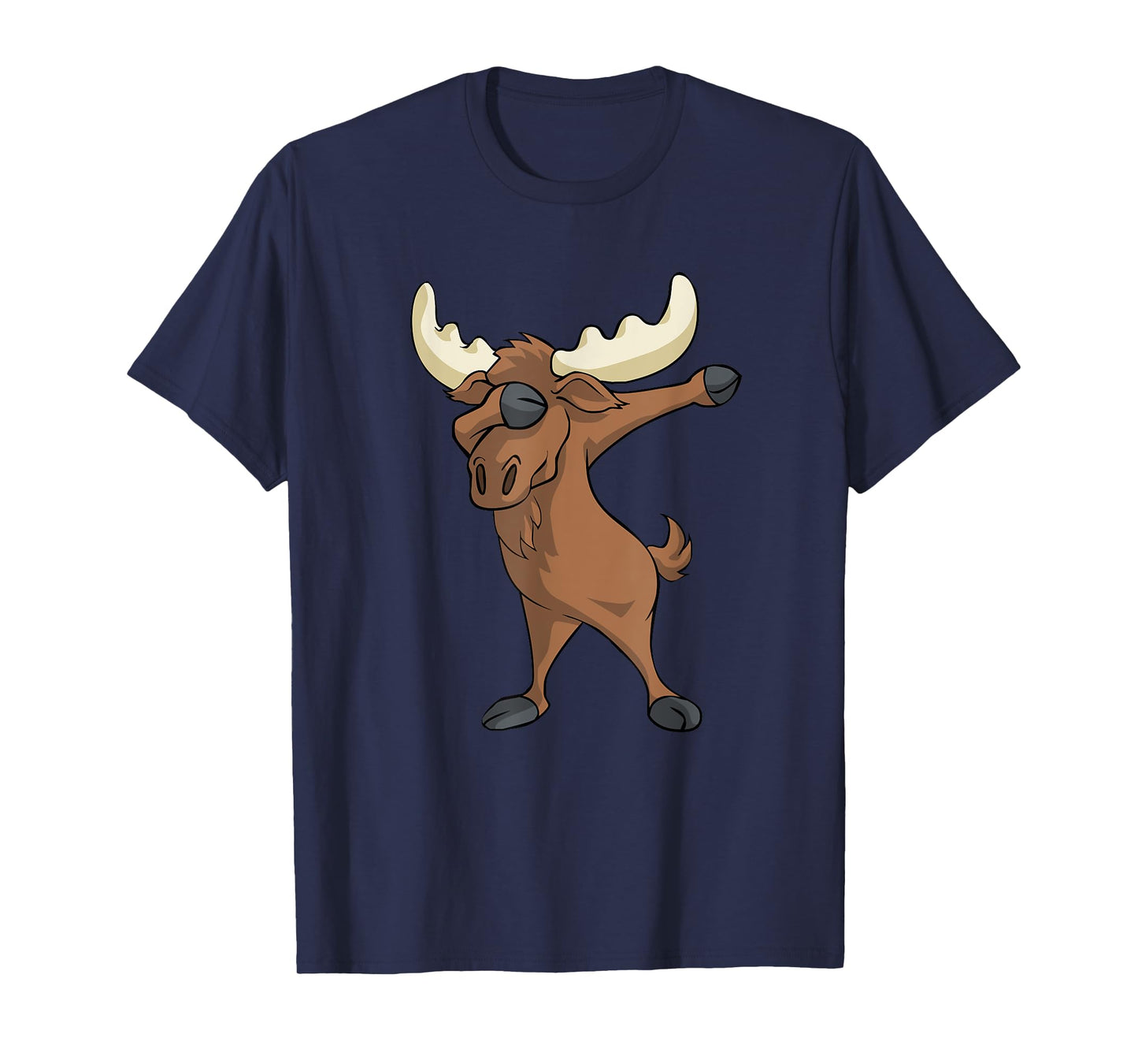 Moose cute dabbing T-Shirt Funny Dab Gift Shirt T-Shirt