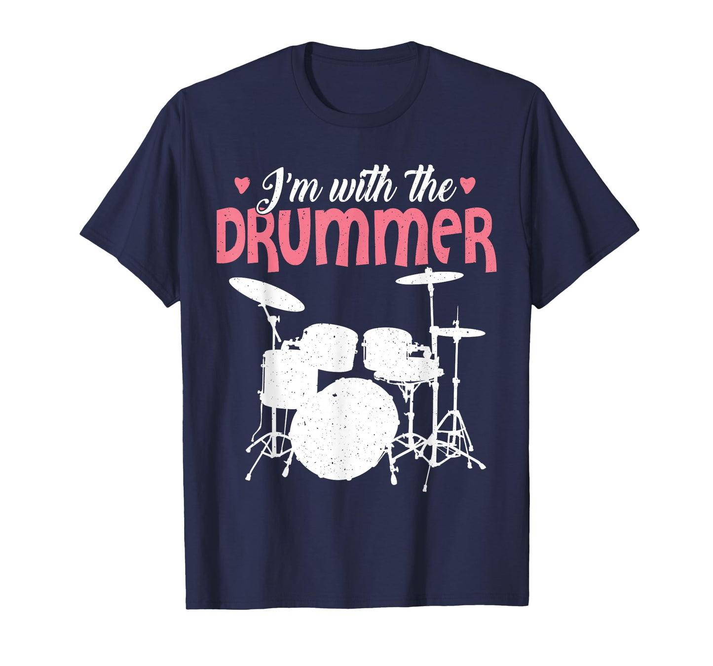 Im With The Drummer Shirt Funny Drummer Drumming T-Shirt