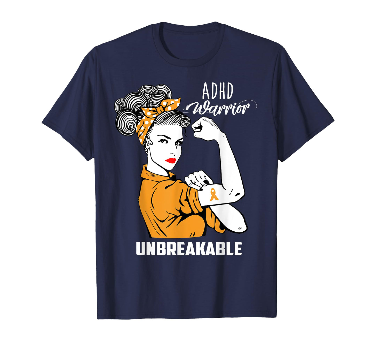 ADHD Warrior Unbreakable Shirt ADHD Awareness Gift