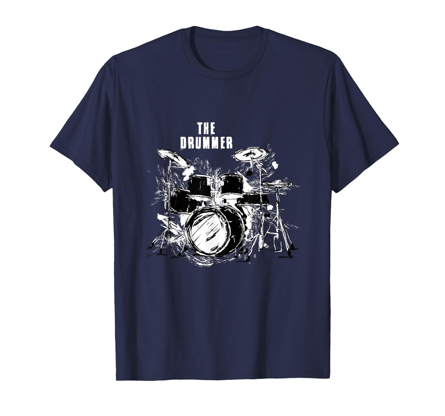 Distressed Drums Awesome Drummer Percussionist T-Shirt T-Shirt