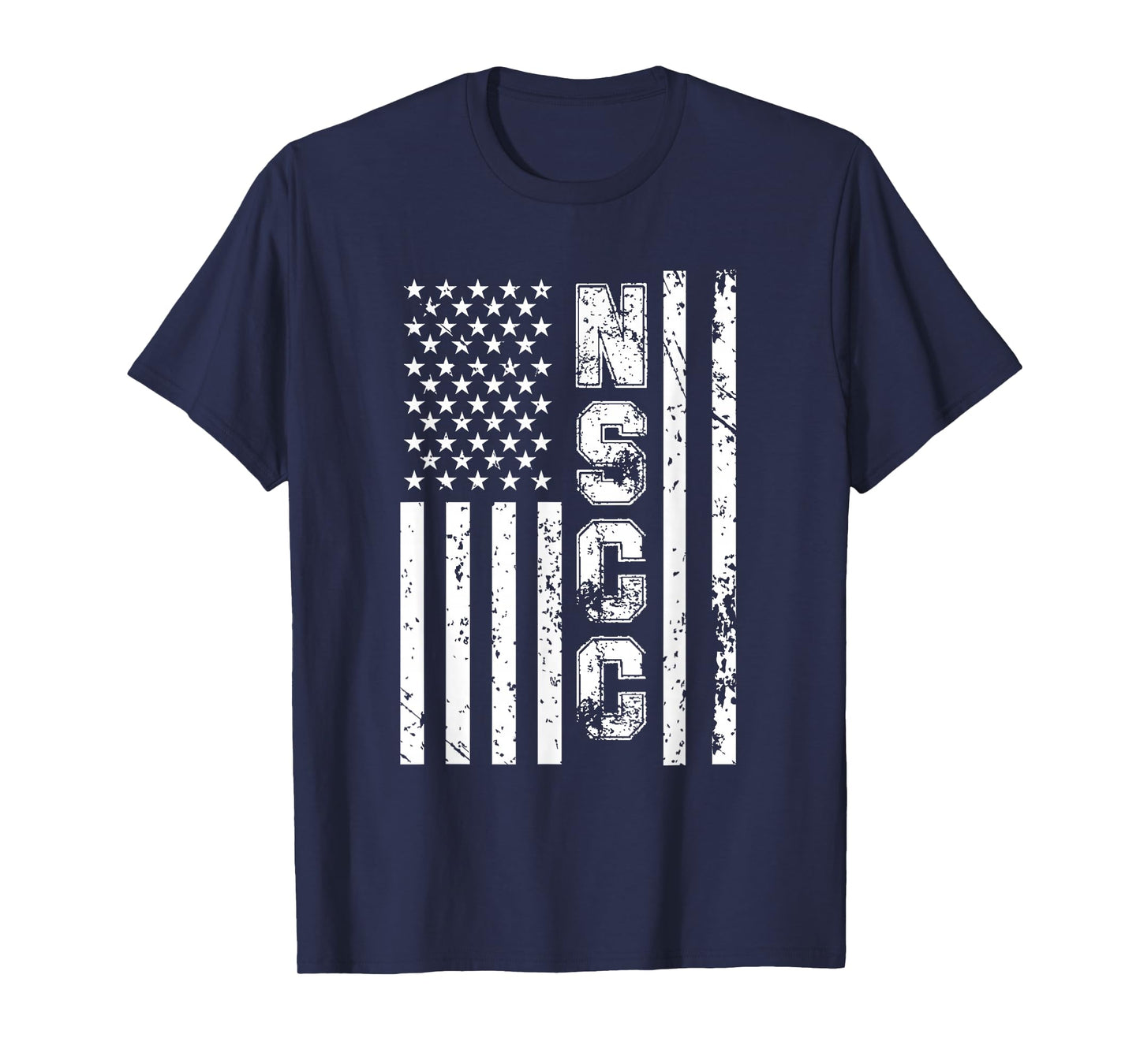 NSCC United States Naval Sea Cadet Corps American Flag T-Shirt