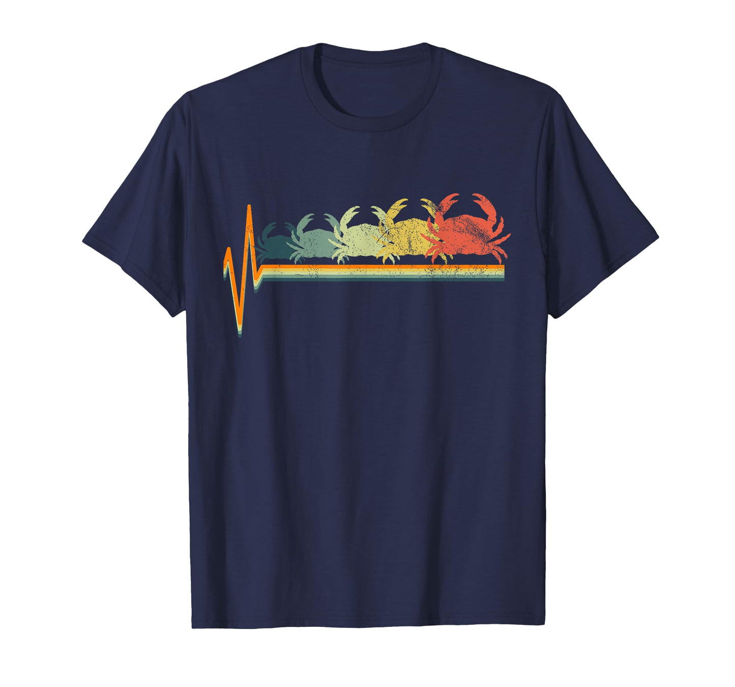 Crab Crabs Heartbeat Gift Vintage T-Shirt