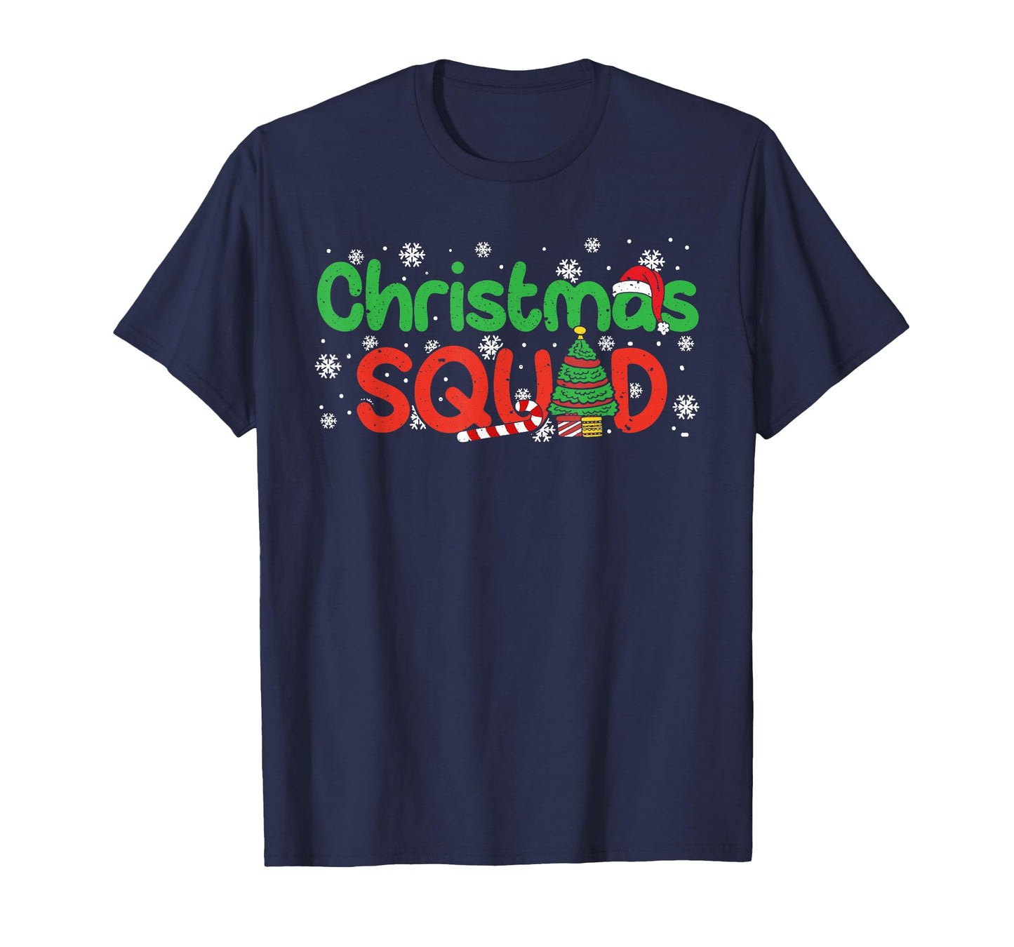 Christmas Squad Santa Dabbing Elf Family Matching Pajamas T-Shirt