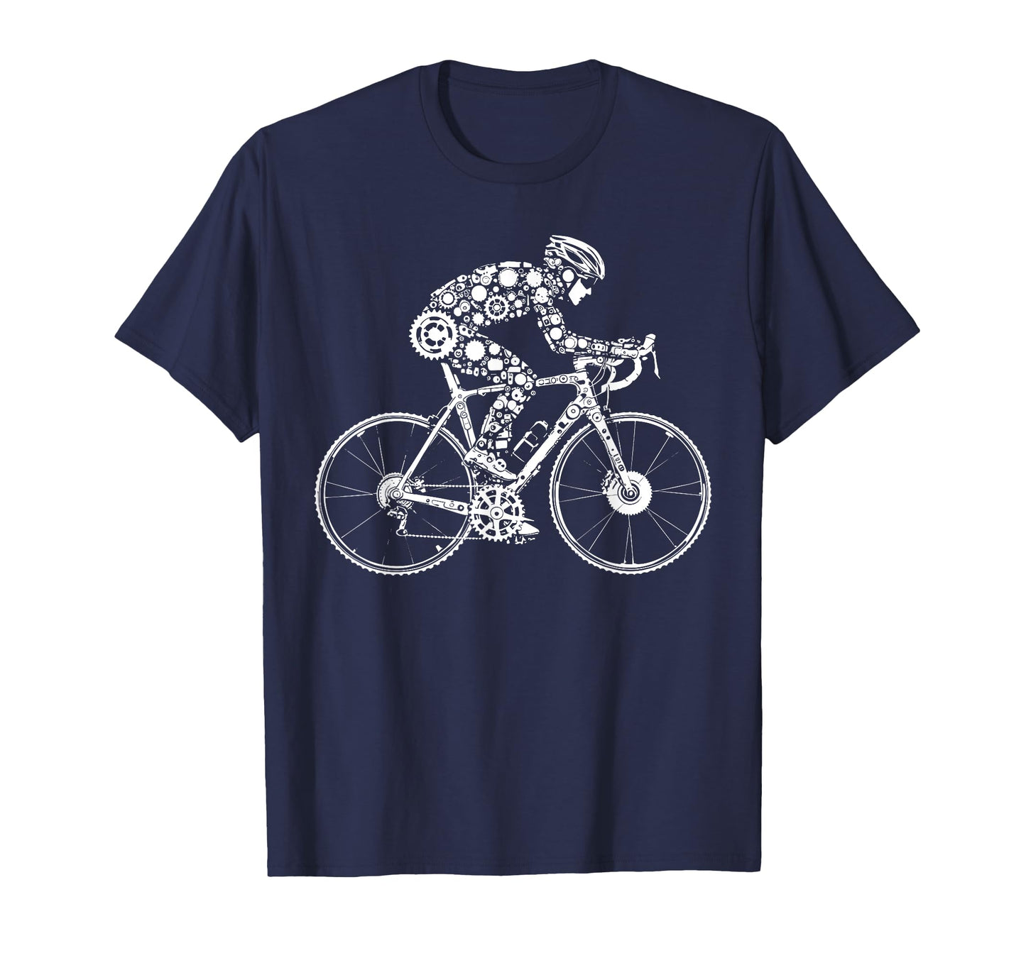 Cycling Mechanic Road Bike Rider Cyclist Biking Gears Racer T-Shirt