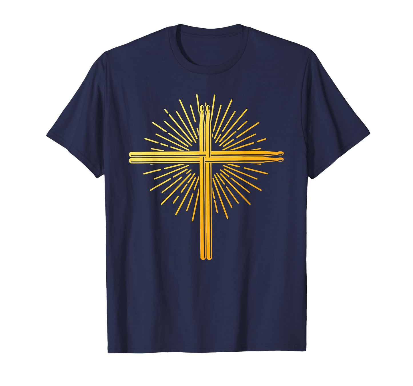 Cool Drummer Art For Men Women Boys Drum Christian Drummer T-Shirt