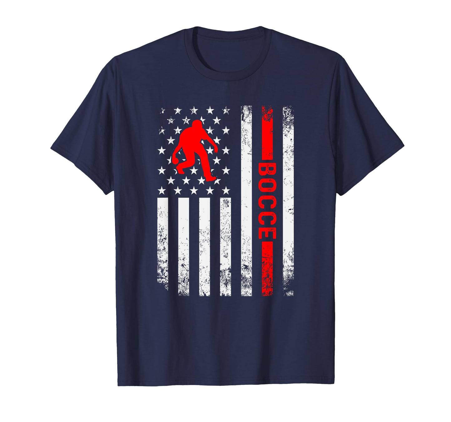 Vintage Bocce Player - Bocce Ball Fans - Bocce Ball Player T-Shirt