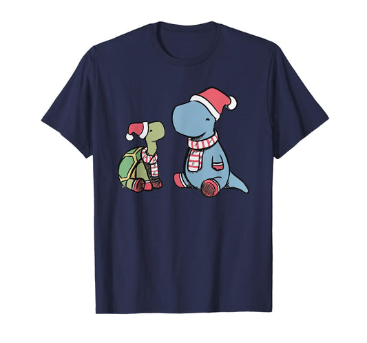 Christmas Tortoise Dino T-Shirt