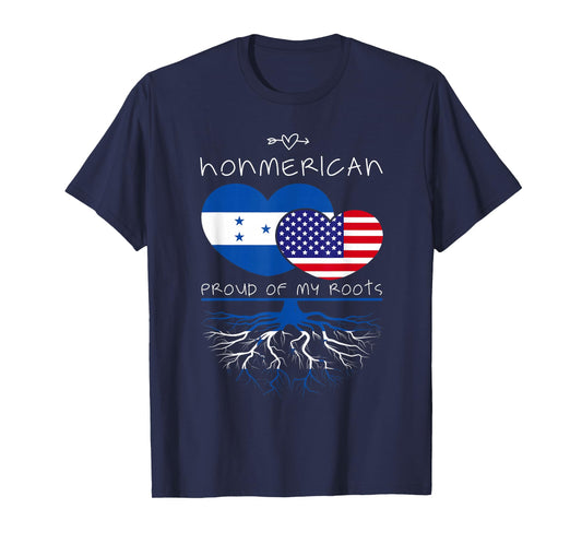 Honduras USA Proud Of Both Countries Honmerican T-Shirt