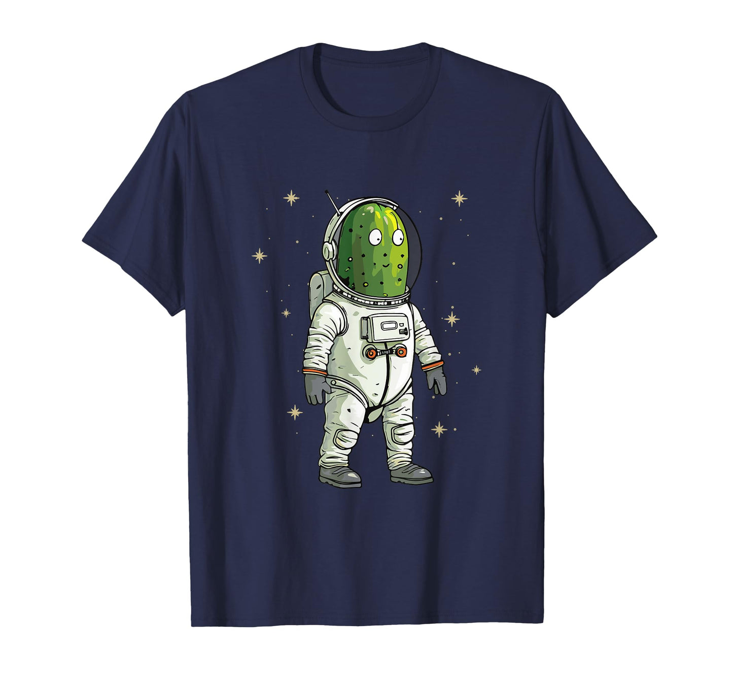 Cute Pickle in Space Universe Spaceman T-Shirt
