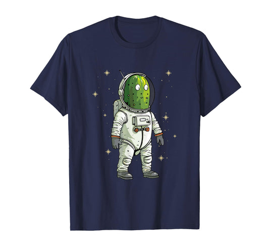 Cute Pickle in Space Universe Spaceman T-Shirt