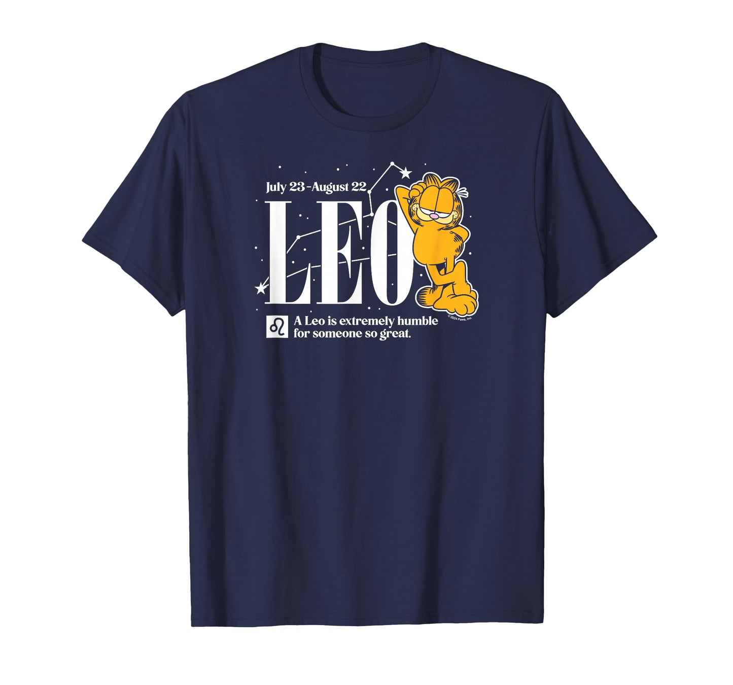 Garfield - Leo Zodiac Sign Astrology Extremely Humble T-Shirt