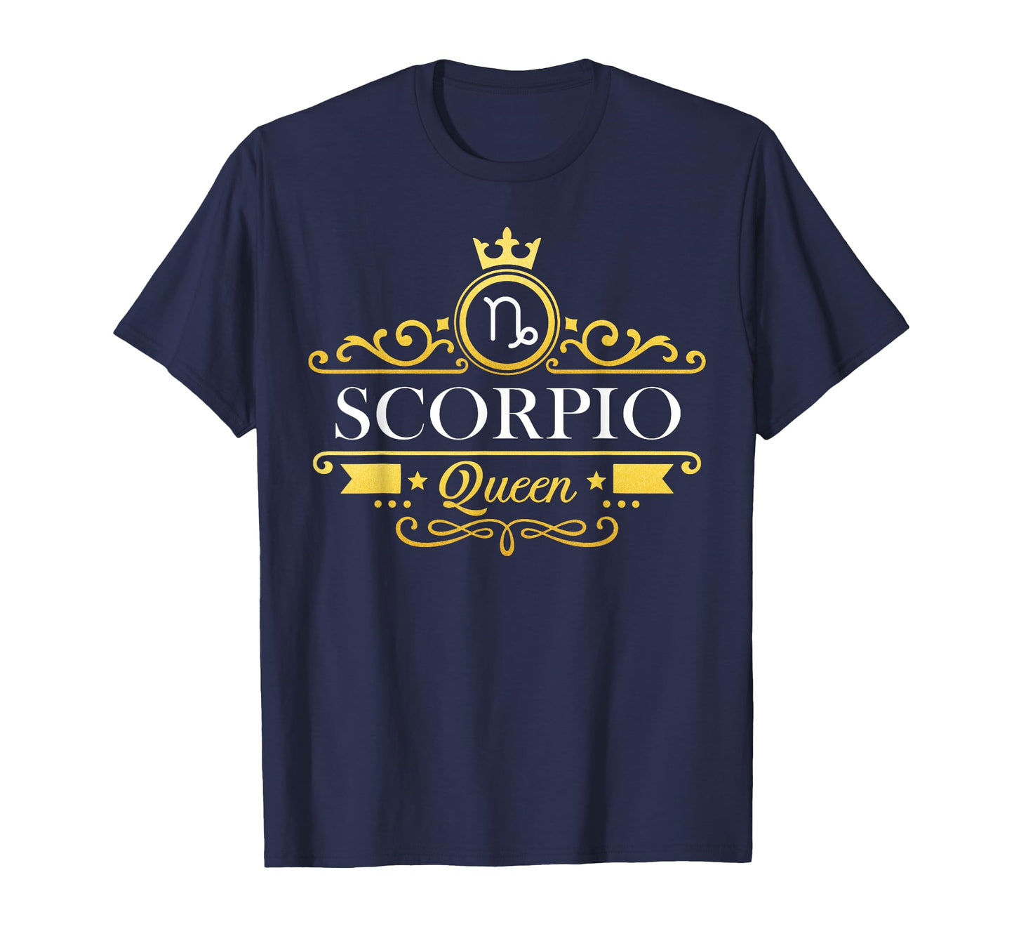 Scorpio Queen October November Zodiac Birthday Women Girl T-Shirt