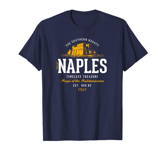 Italy Vintage Styled Retro Naples T-Shirt