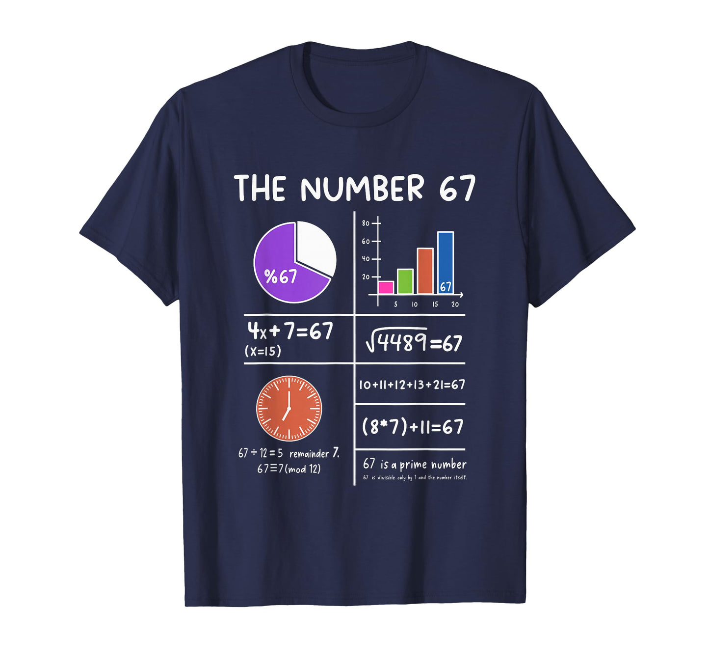 67 Meme Math Teachers Root 4489 Six Seven Slang Math Teacher T-Shirt