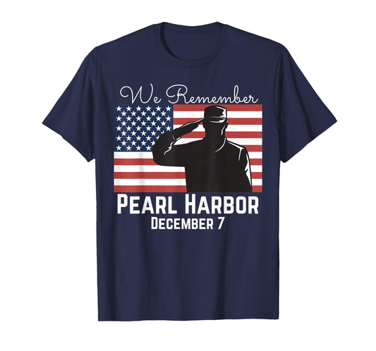 "We Remember Pearl Harbor" American WWII Pearl Harbor Tee T-Shirt