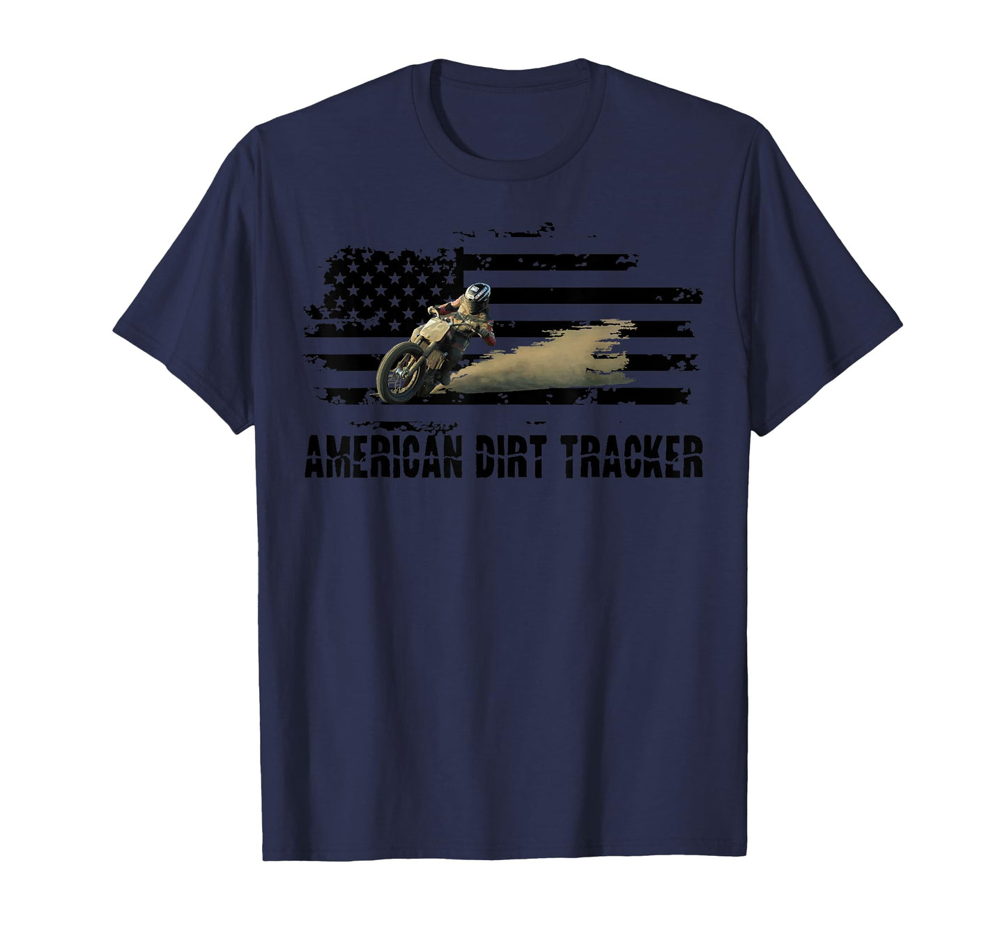 American Dirt Tracker Flat Track Racer Dirt Track T Shirt T-Shirt