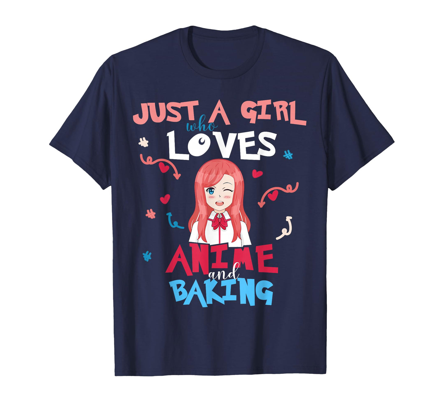 Anime Women Teen Girl Who Loves Baking T-Shirt