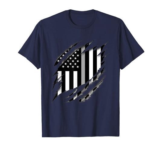Correctional Officer t-shirt Thin Silver Line Family Shirt T-Shirt