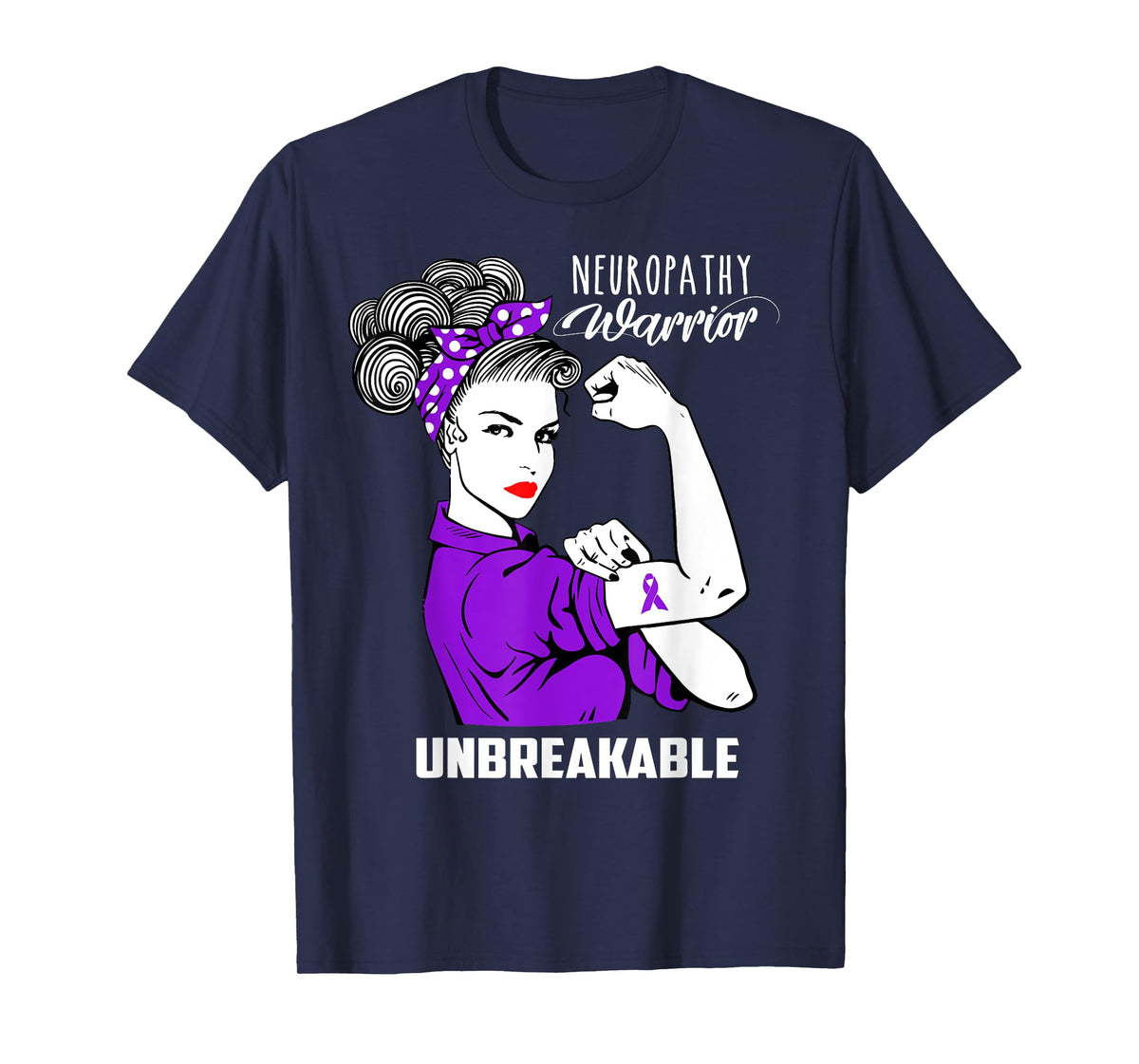 Neuropathy Warrior Unbreakable Shirt Awareness Gift T-Shirt