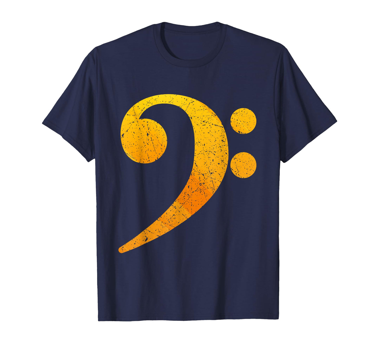 Cool Bass Clef Art For Men Women Music Bass Player Bass Clef T-Shirt