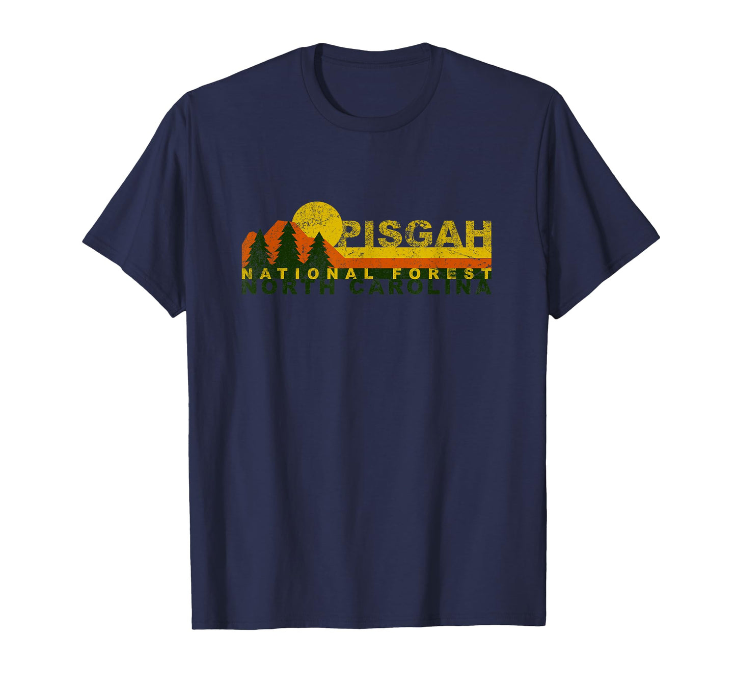 Pisgah National Forest Vintage Retro T-Shirt