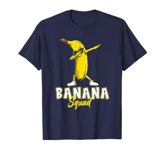 Banana Squad Funny Dabbing Banana Food & Dab T-Shirt