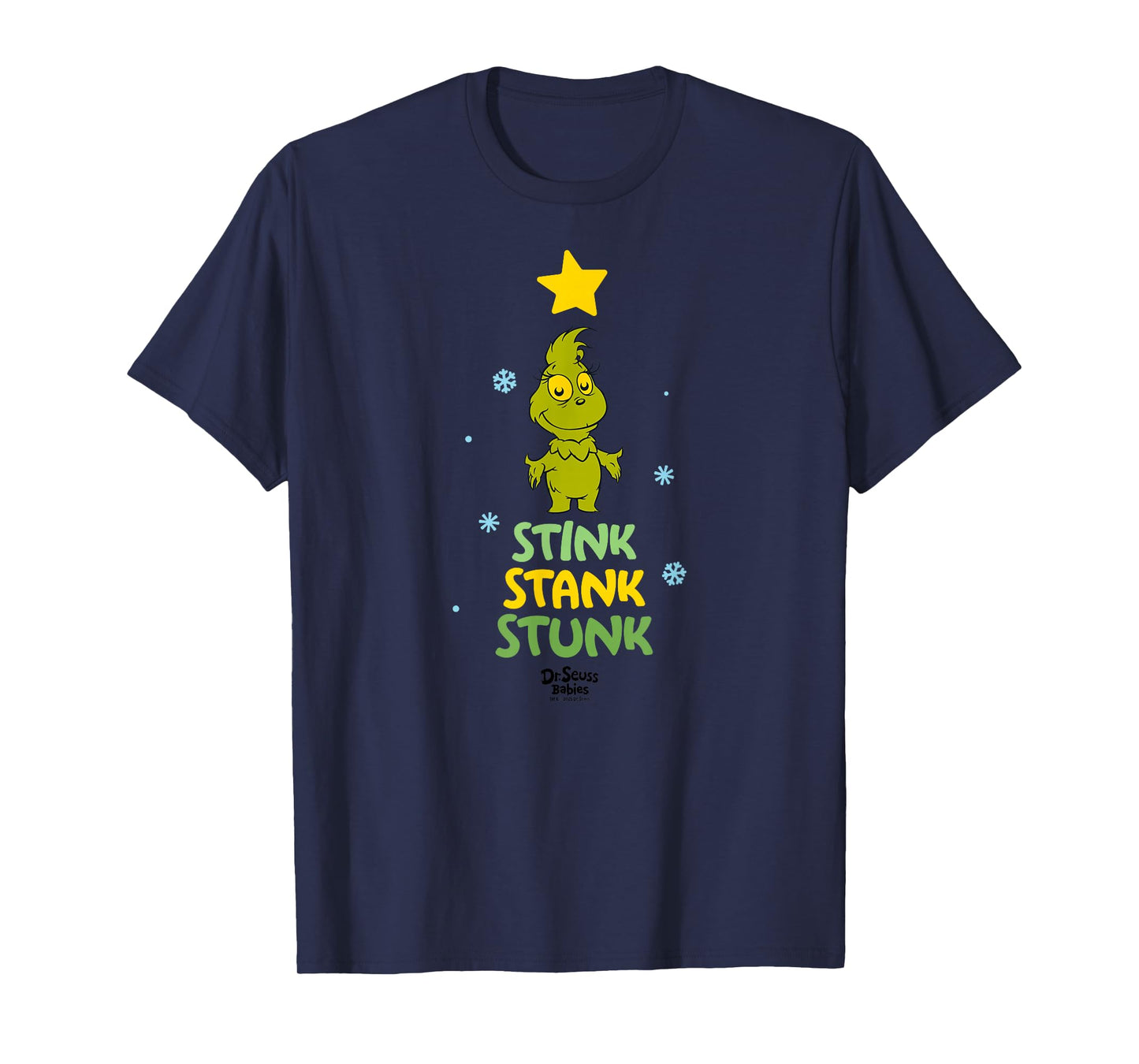 Dr.Seuss Baby Grinch Stink Stank Stunk Officially Licensed T-Shirt