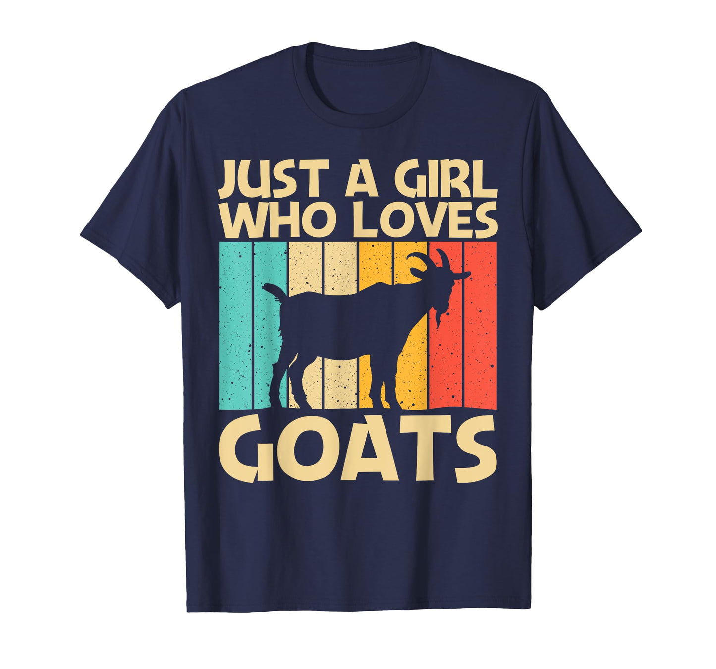 Cool Goat Design For Girls Women Goat Farmer Farming Lovers T-Shirt