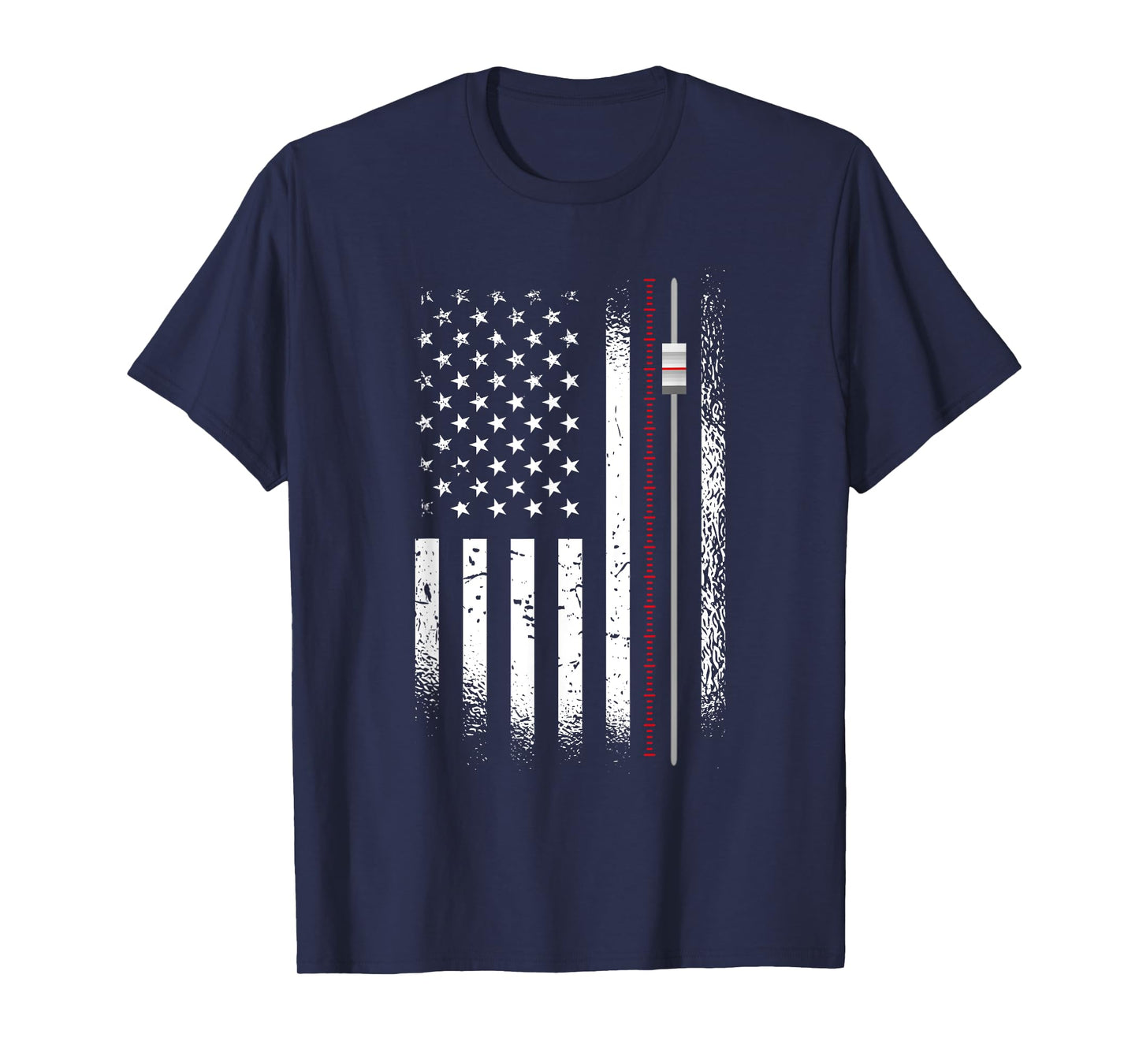 Us Flag Sound Guy - American Audio Engineer T-Shirt