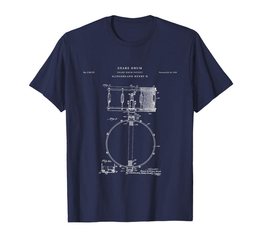 Snare Drum Patent - Drum T-Shirt