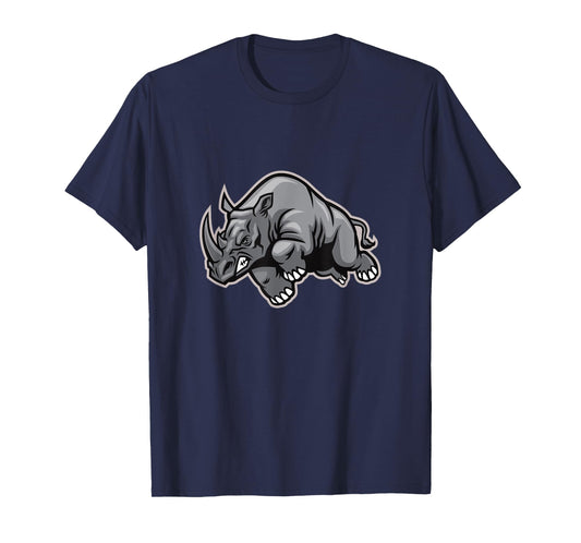 Charging Rhino T-Shirt Chubby Rhinoceros Tshirts For Men Tee T-Shirt