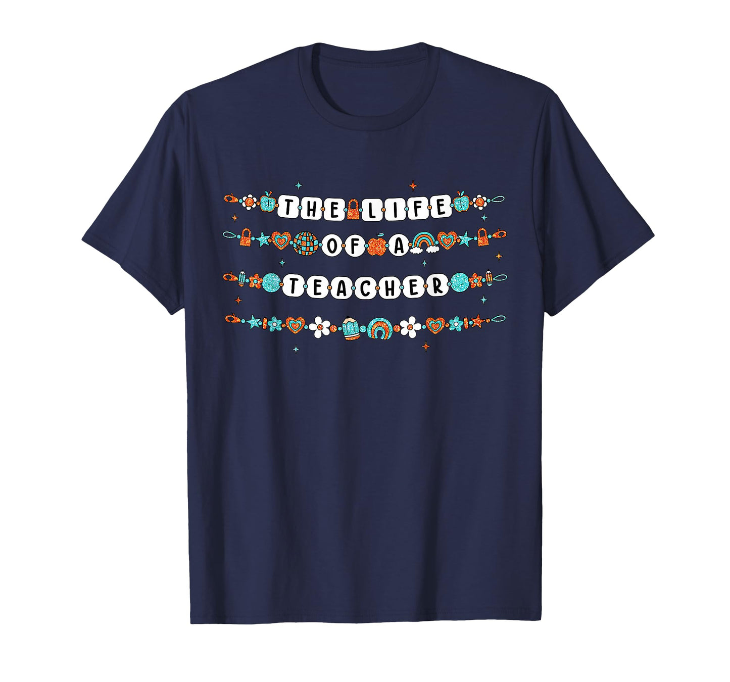 The Life of A Teacher Friendship Bracelets Elementary School T-Shirt