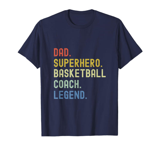 Basketball coach dad coaching basketball T-Shirt