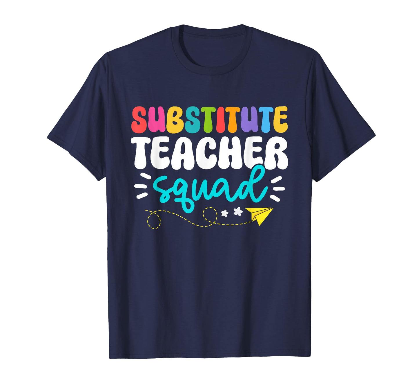 Cute Substitute Teacher Girls Boys Team Substitute Squad T-Shirt