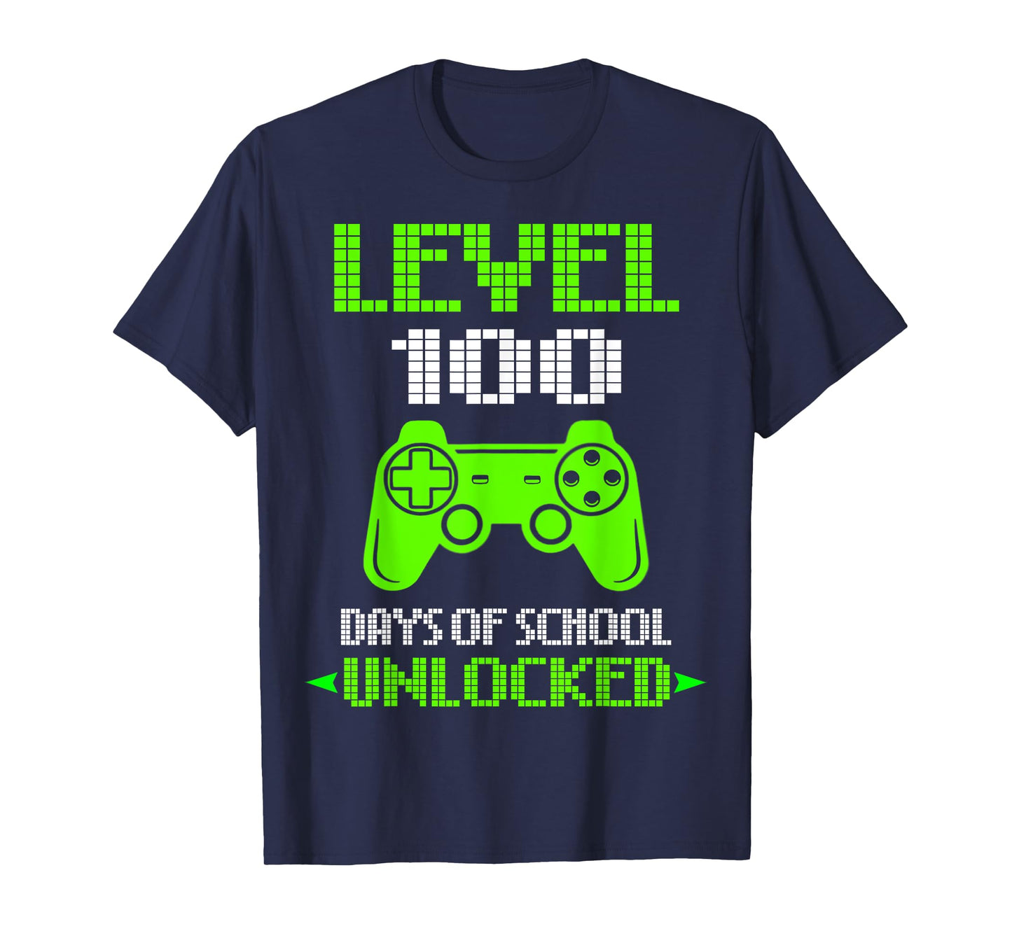 100th Day of School Shirt Kids Video Games Boy Gift Gamer T-Shirt