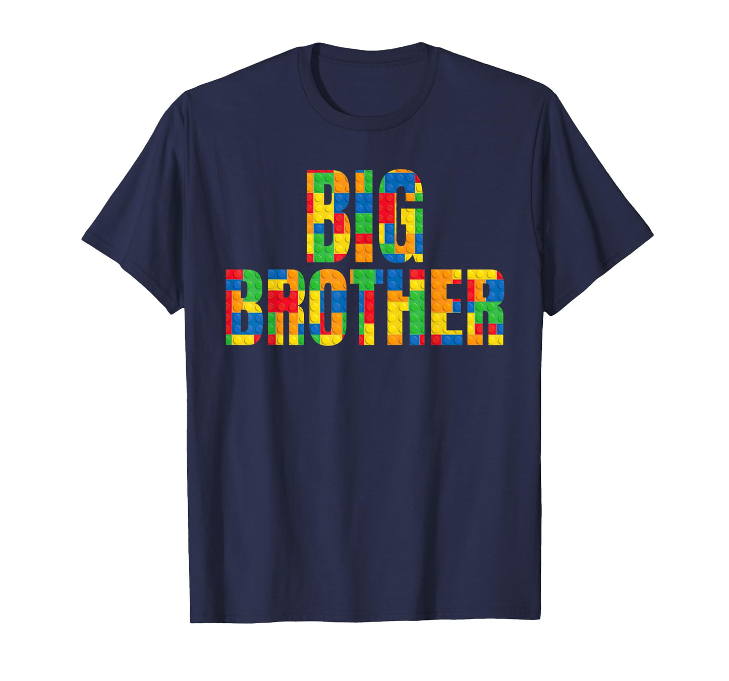 Big Brother Brick Master Builder Building Blocks Set Family T-Shirt
