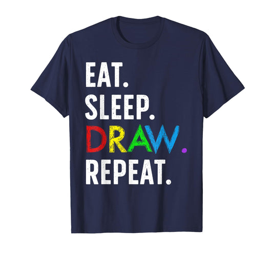 Cute Drawing Design for Men Women Kids Sketch Artist Drawing T-Shirt