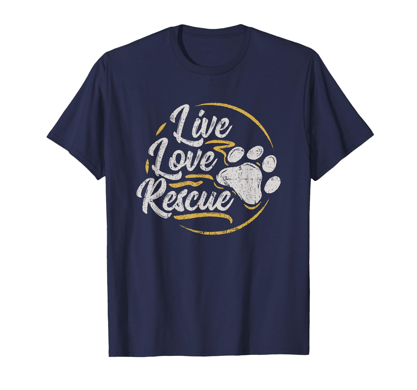 Live Love Rescue - Dog Lover Adopt a Dog Adoption T-Shirt T-Shirt