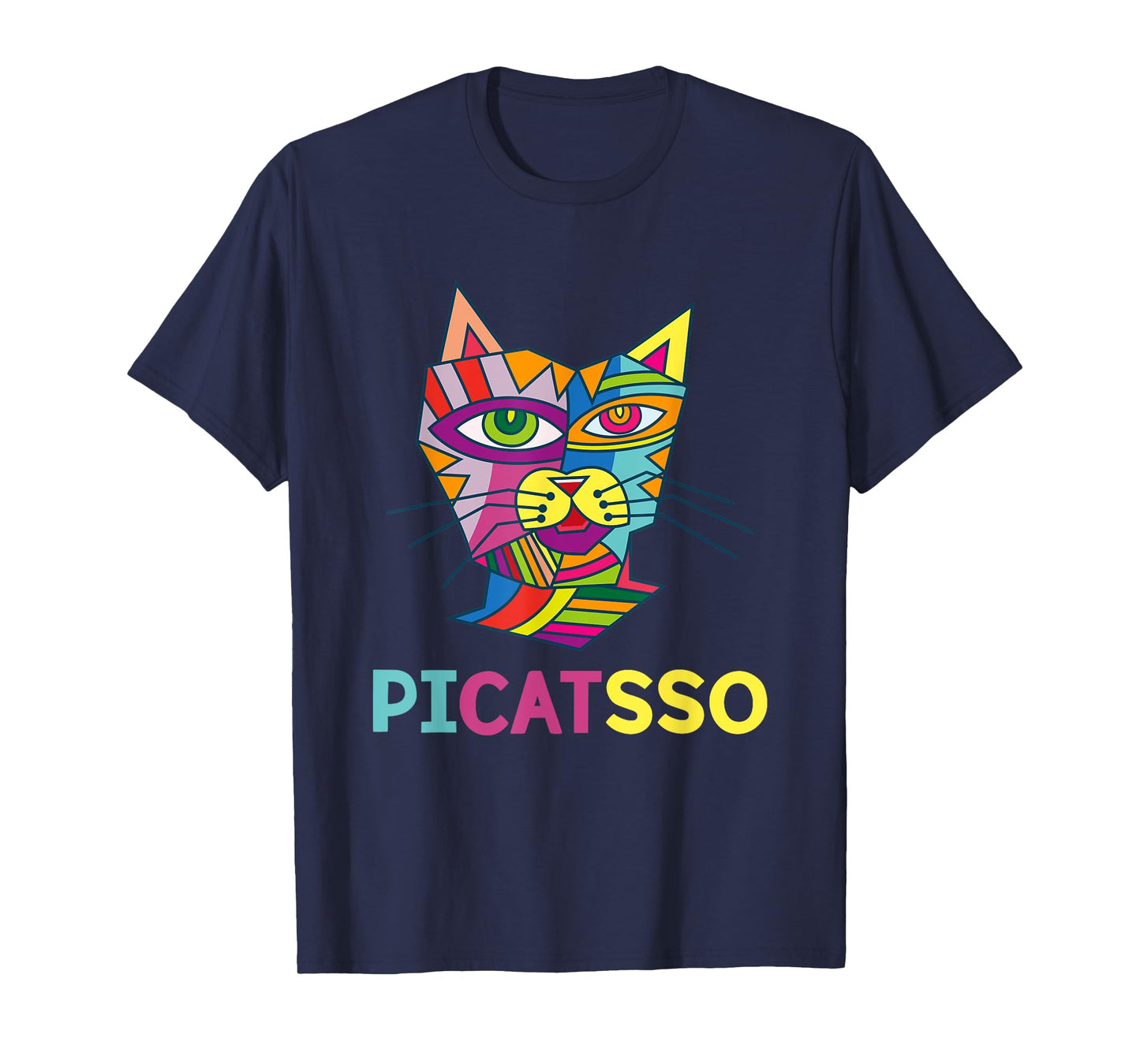Picatsso Art T-Shirt Kitty | Art Teacher- Students Gift Men Women Kids T-Shirt
