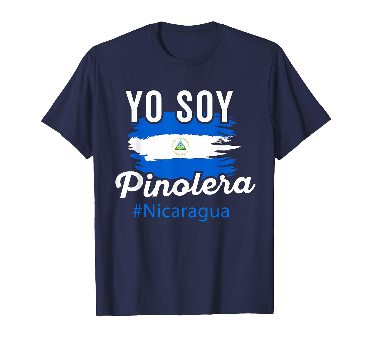 Nicaragua Flag Camiseta Nicaraguan Women Mujer Pinolera T-Shirt