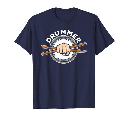Percussion Drum Sticks T-Shirt Drummer Quote Drum Kit T-Shirt
