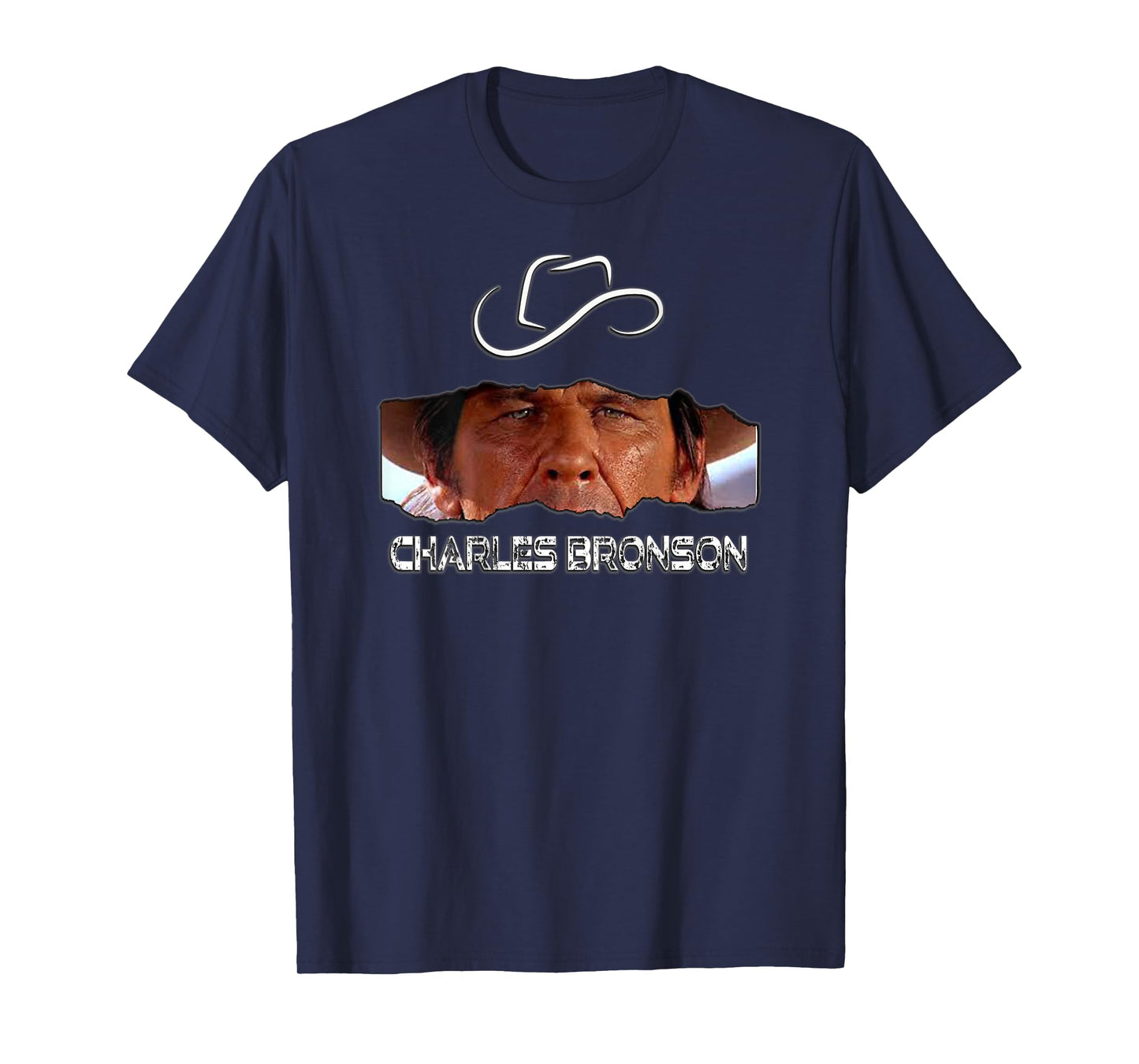Charles Bronson_001_Back Printed T-Shirt