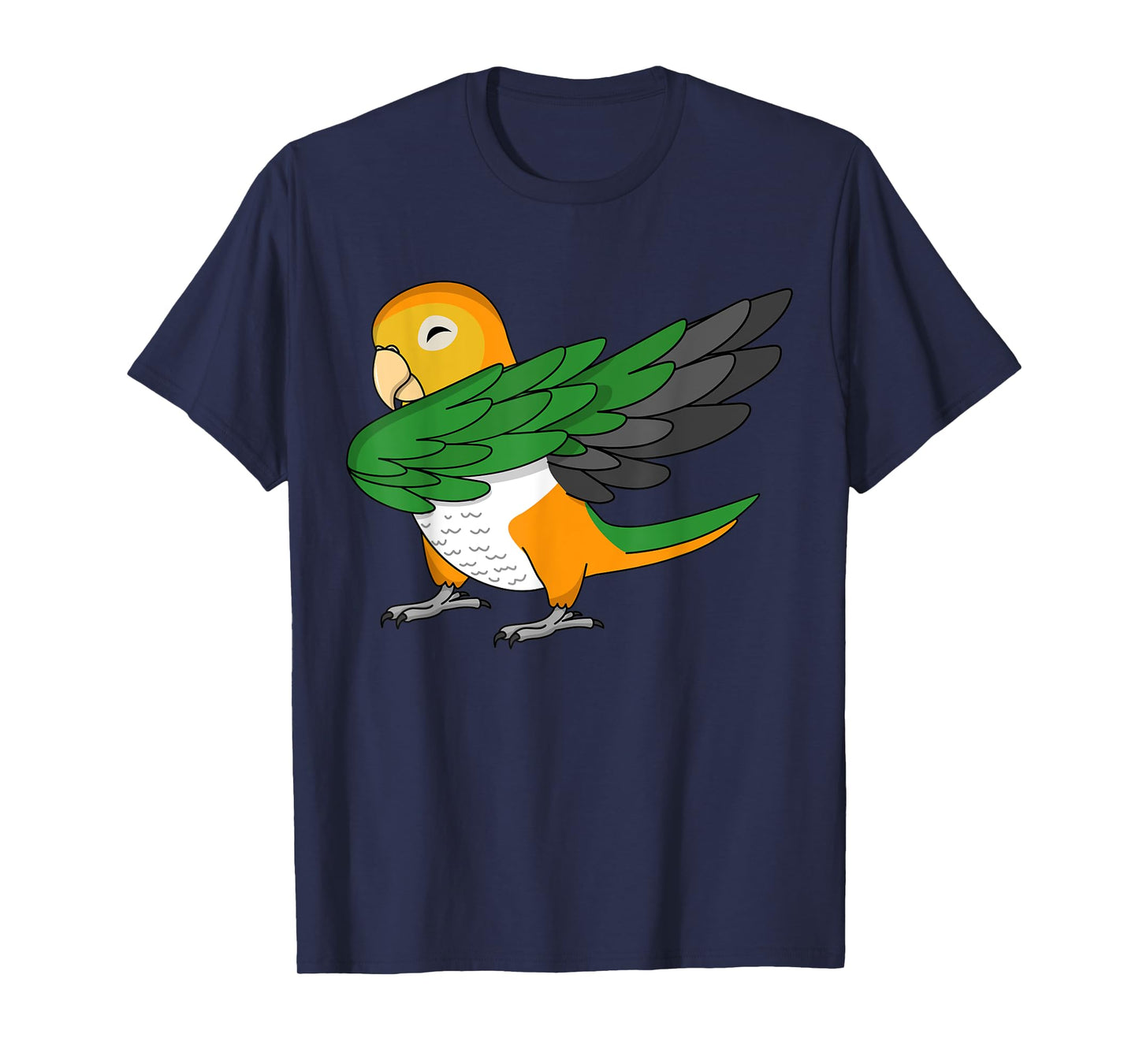 Dabbing Parrot I Funny White-bellied Caique T-Shirt
