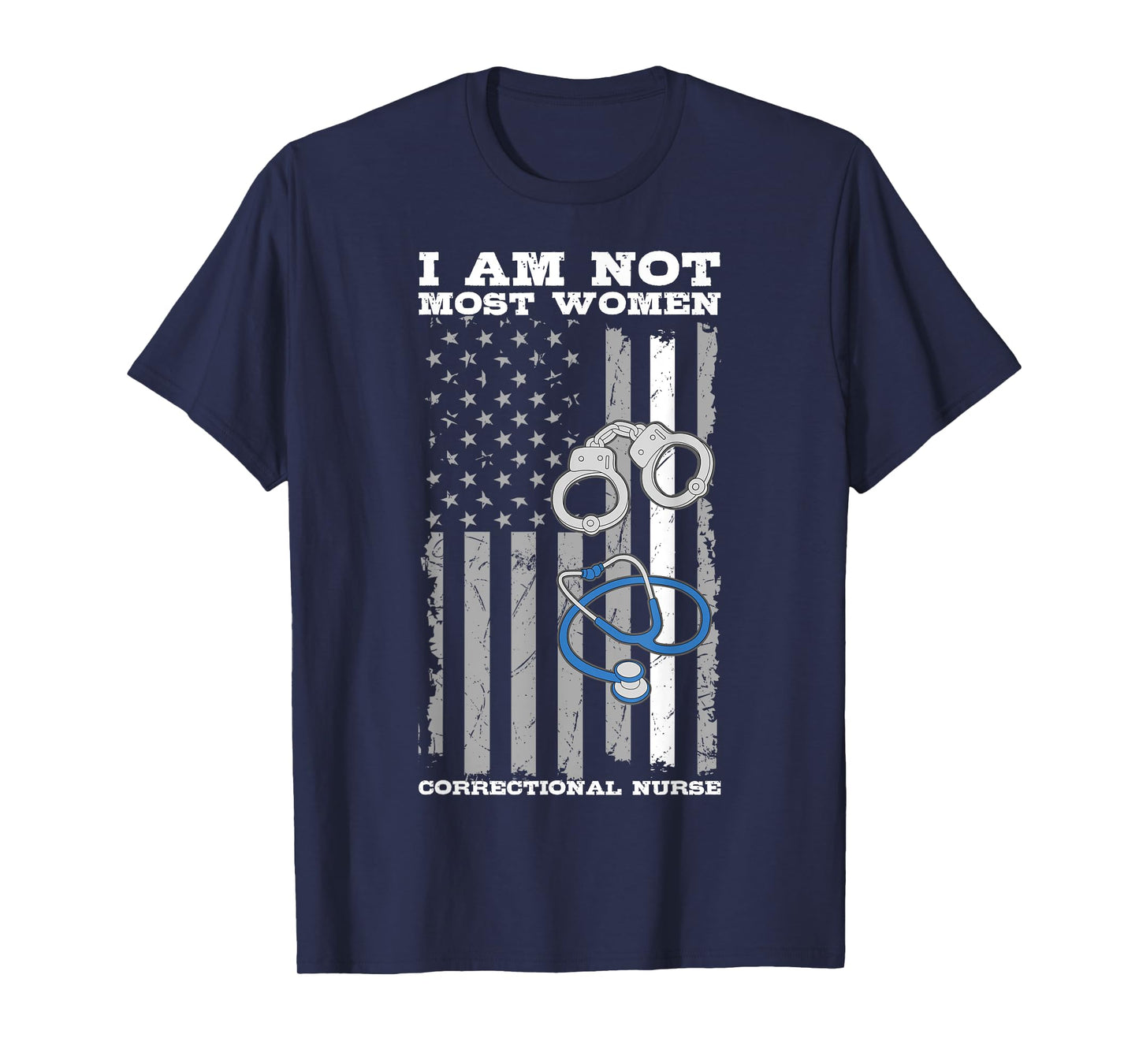 Correctional Nurse USA Flag RN Forensic Nursing 4th Of July T-Shirt
