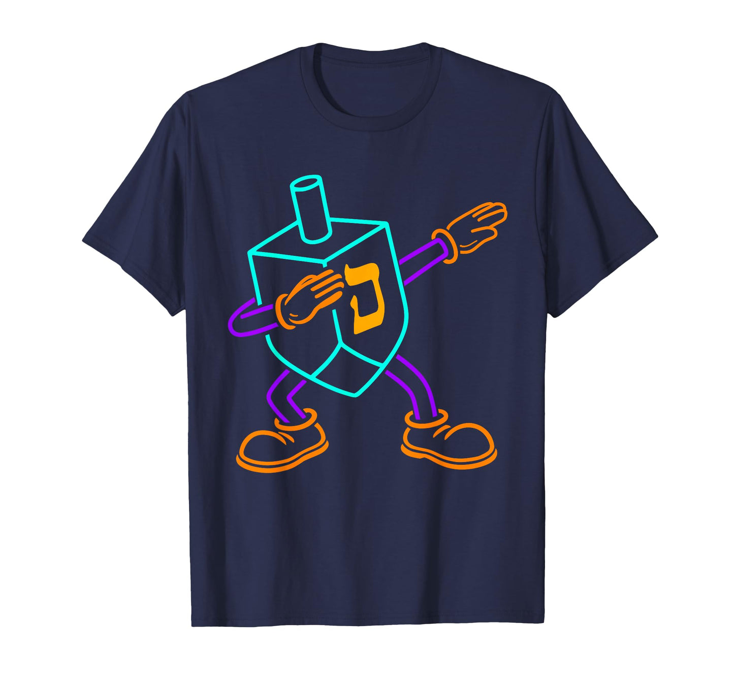 Hanukkah Dabbing Dreidel Dab Jewish Menorah Toddler Kid Boys T-Shirt