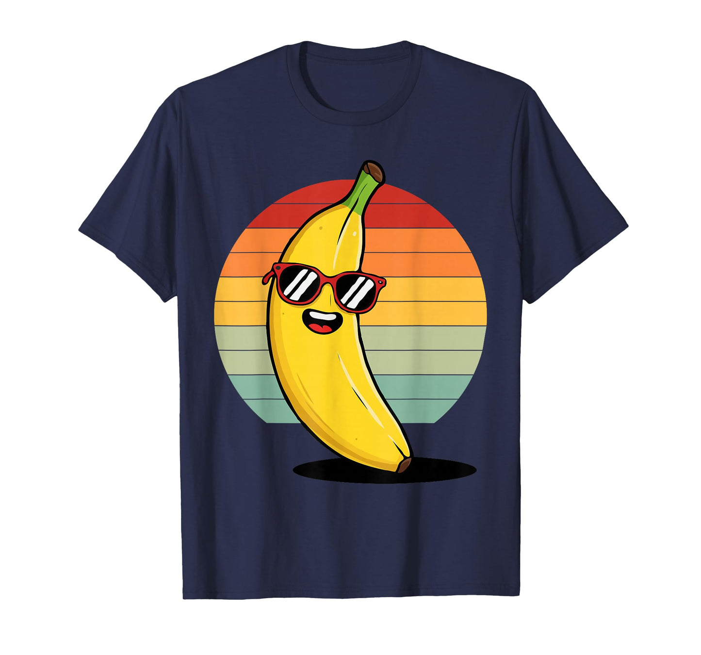 Retro Banana Novelty Fun For Men Women Kids Funny T-Shirt
