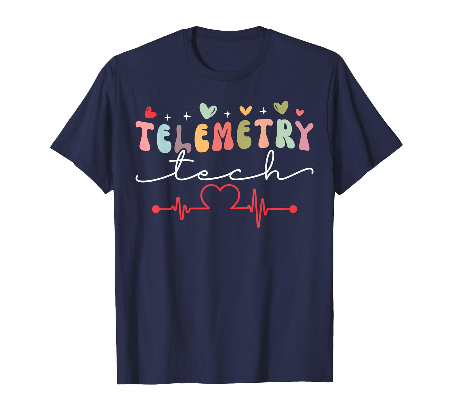 Cute Telemetry Tech Heart T-Shirt