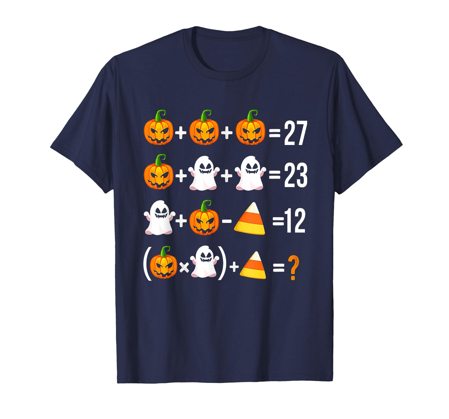 Funny 67 Meme Pumpkin Ghost Math Teacher Halloween Costume T-Shirt